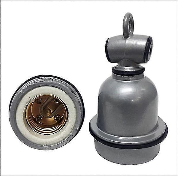5 st E27 LED-glödlampa Bas Vattentät Lamphållare Sockeladapter för Gris
