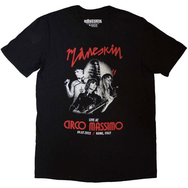 Maneskin Live at Circo Massimo 2022 affisch T-shirt
