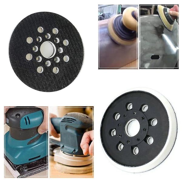 Bosch Gex 125-1 Ae, Pex 220 A, Pex 220 Ae Slibeskive - 5 Tommer 125mm Krog-og-løkke-støtteplade