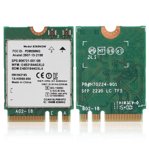 High-Speed Wireless AC Dual Band Network Card - 867 Mbps