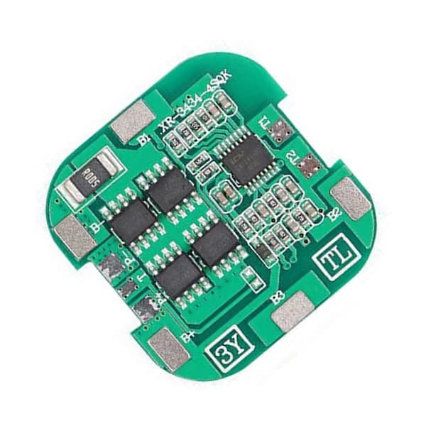 1 stk 4S BMS 8A 14.8V 18650 - Litiumbatteri Ladebrett Feiemaskin Solcelle Litiumbatteri Pr