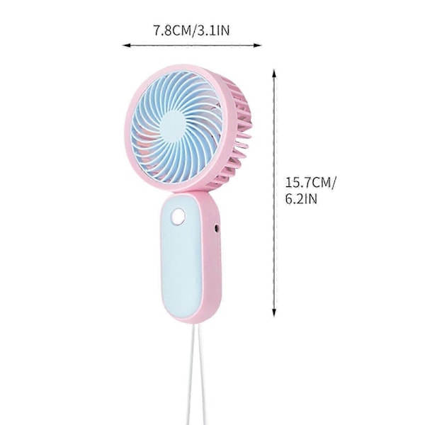 Kannettava tuuletin Mini-tuuletin USB-lataustuuletin Pöytämallinen minituuletin Kädessä pidettävä tuuletin