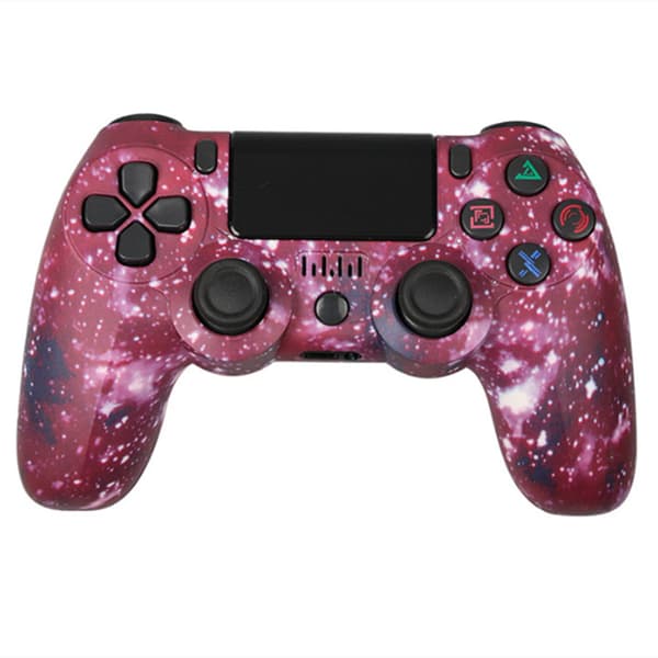 Trådlös handkontroll för PS4/Pro/PS3/Slim/PC/Steam, Bluetooth-handkontroll, Joystick, Stöder 6-Axis, Vibration, Touch Click