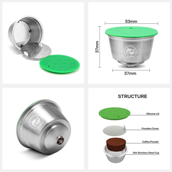 Metall Dolce Gusto Nespresso Kaffekapslar Expressokapslar 1st