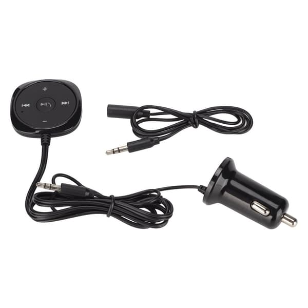 Bluetooth 5.0 Car Stereo Receiver with Hands-Free Calling and USB Charging Port - 3.5mm AUX Input