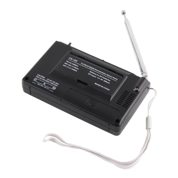 Full Frequency Receiver Radio Alarm Clock Type 1 (batteries not included)