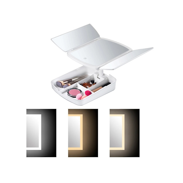 4-in-1 Makeup Mirror LED - Mirror for Makeup - Dressing Table