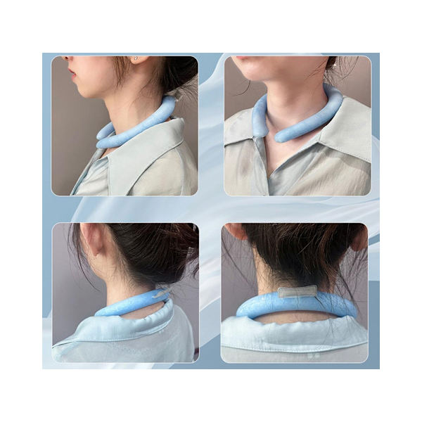Cooling neck compress, cold summer compress