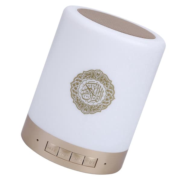 Portable Bluetooth Quran Speaker with Touch LED Light and Wireless Remote Control, 8GB MP3, 16 Languages