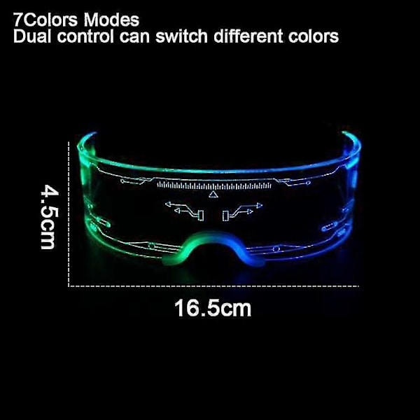 LED-lasit, Valoavat Lasit, LED-Visiirin Lasit, Loistavat Lasit