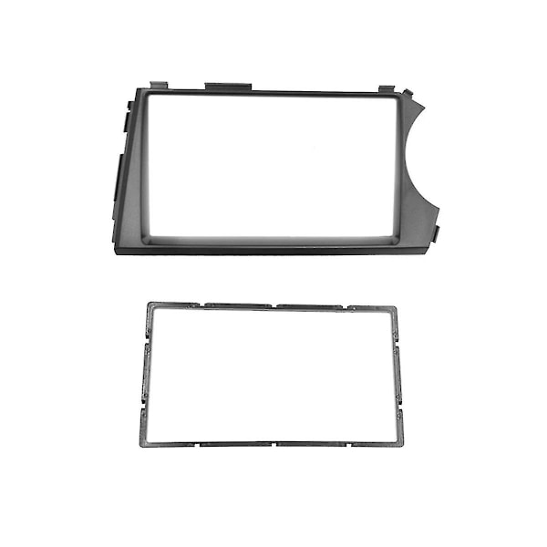 2din Bilfascia For Ssang Actyon Høyre Ratts Stereo Fascias Panel Dash Mount Installasjon Dvd Kit In-dash