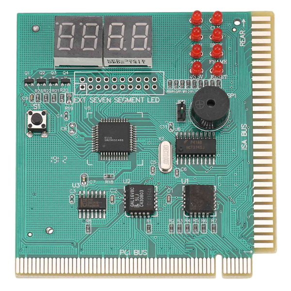 Diagnostisk PCI 4-cifret kort PC bundkort POST Checker Tester Analyzer Laptop