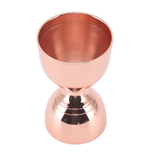 Cocktail Jigger i rustfrit stål - 30/60 ml måling, holdbar og præcis - Rosaguld