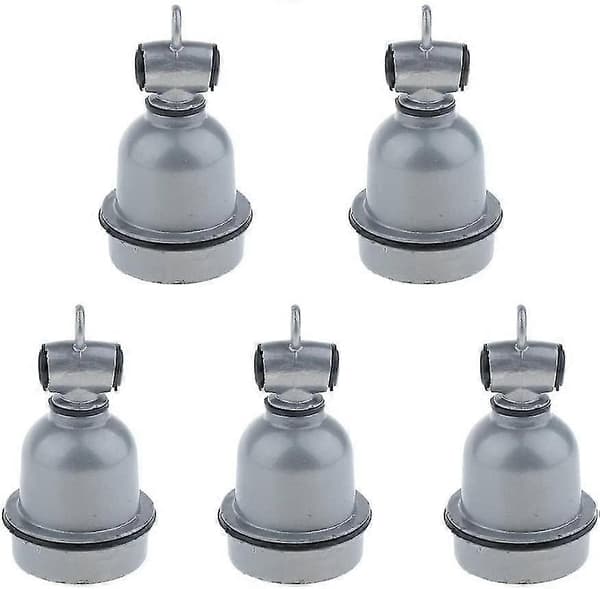 5 stk. E27 LED Pære Base Vandtæt Lampeholder Sokkel Adapter til Gris