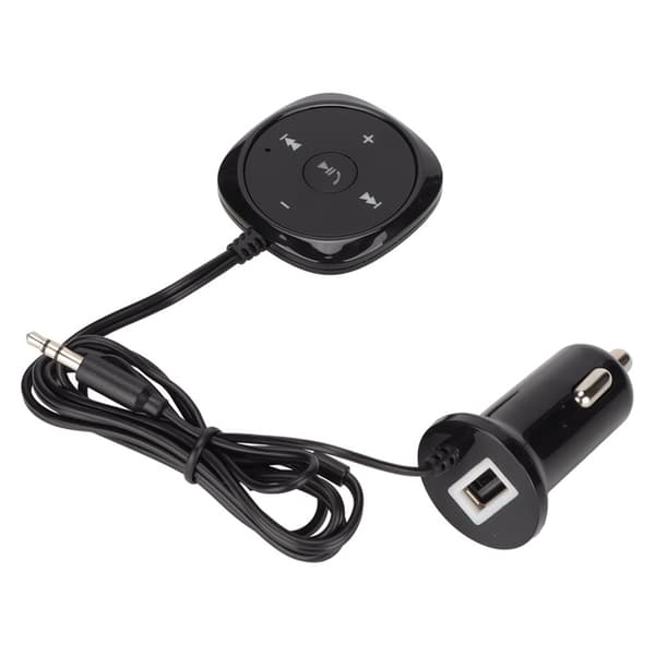 Bluetooth 5.0 Car Stereo Receiver with Hands-Free Calling and USB Charging Port - 3.5mm AUX Input