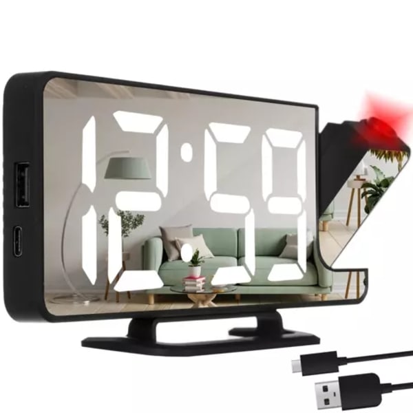 ProjectorClock - Alarm Clock with Projector & LED - Clock