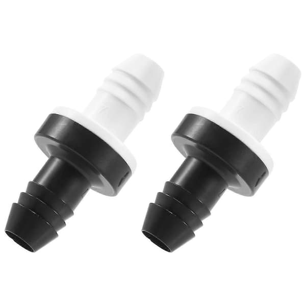 2 st 3/8 tum 10 mm Inline ABS Envägsvatten Backventil för Bränsle Gas Vätska Luft