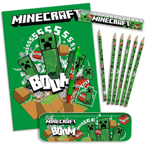 Minecraft Boom Writing Set - Complete Set in Case