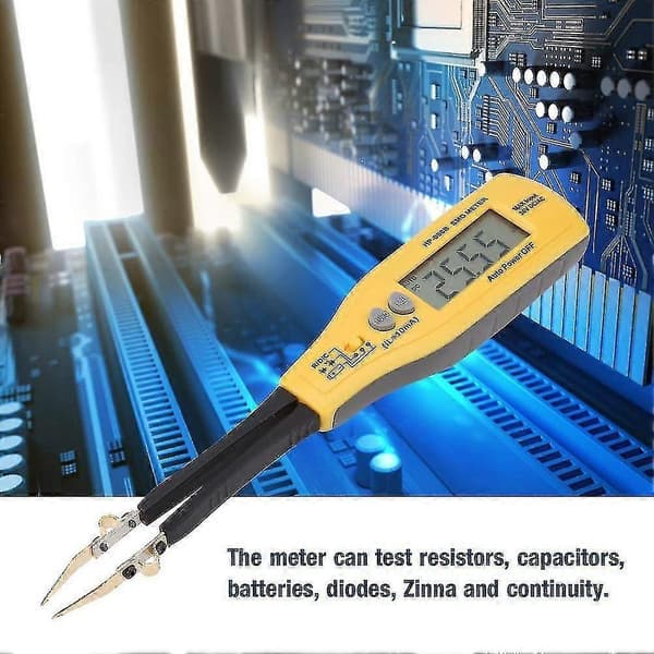 -990B Auto Range SMD (Overflate Montert Enhet) Meter Motstand Kondensator Tester