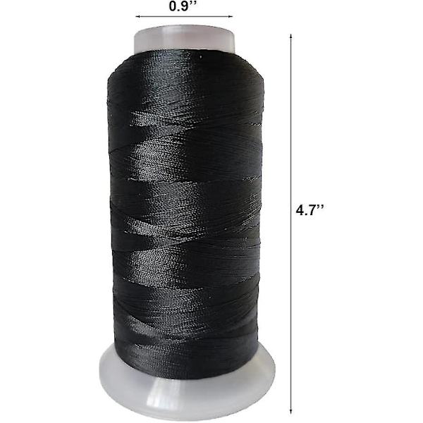Polyestertråd Högpresterande Bonded UV-resistent Utomhustråd #69 T70 Storlek 210d/3ply För Marin Klädsel, Läder, Sömnadshandverk, 3000 Yards Pack Av