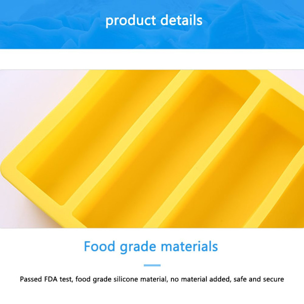 Rectangular Ice Mold Silicone Ice Cube Trays Kitchen Ice Cube Mold