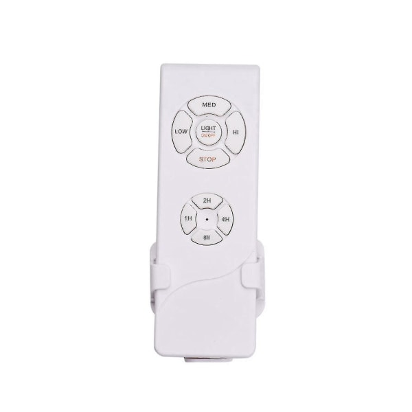 Remote Control Compatible Fan Lamp Light On/off Wind Speed Control 1/2/4h Timer -c