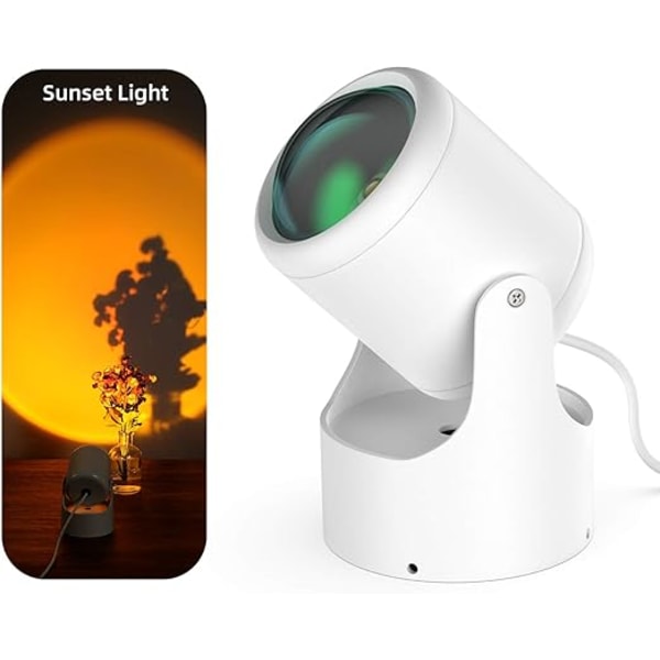 Solnedgangslampe, USB-lading solnedgangslys, romantisk projeksjon