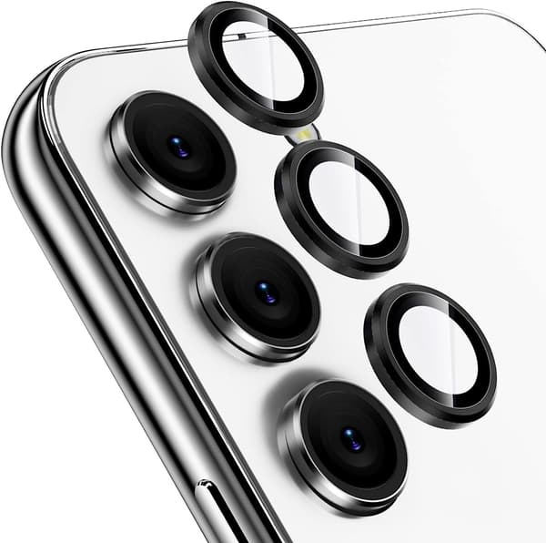 Black Samsung S23 / S23 Plus Camera Lens Protector