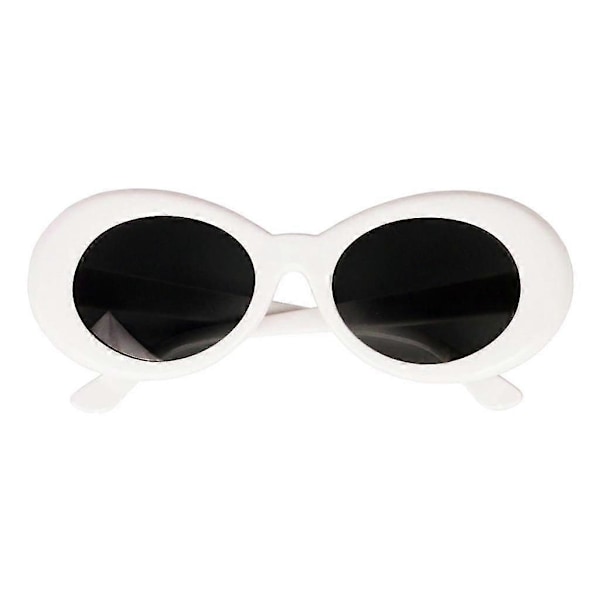 3-pack Vintage Clout Goggles Glasögon Ovala Djärva Mod Tjocka Bågade Solglasögon
