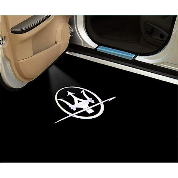 Velkomstlys for Maserati Ghibli Levante Ghibli Ambient Laser Dørprojektor LightStyle 4