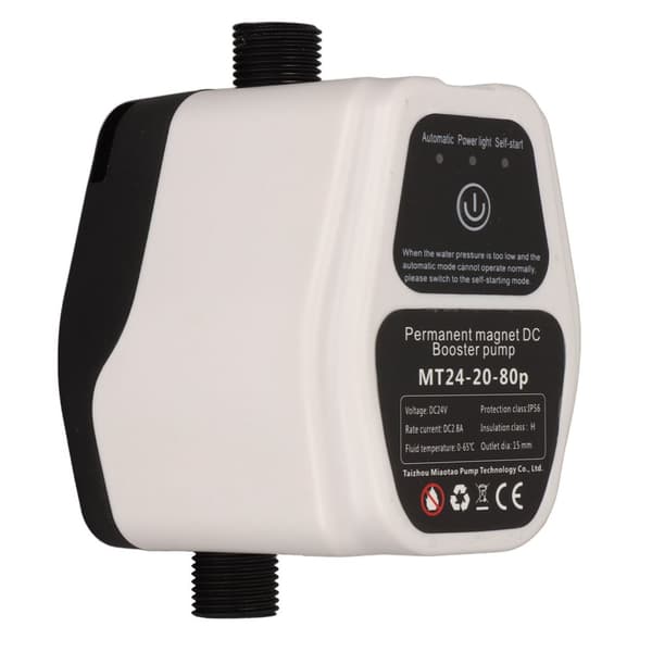 Automatic Water Pressure Booster Pump - Wall-Mounted DC Pump, UK Plug, 100-240V