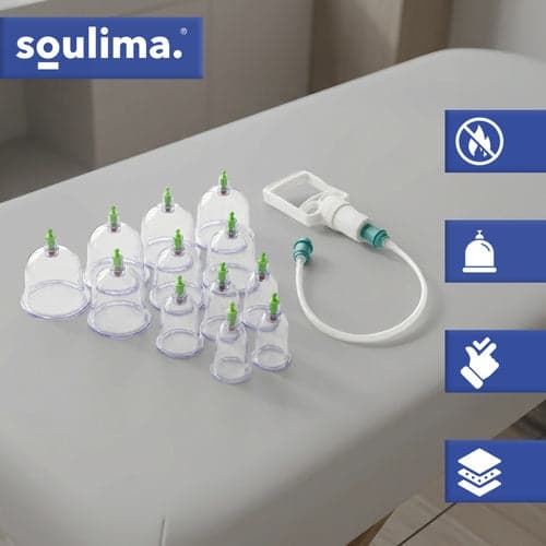 Vakuumkoppar koppningsset 12 delar med pump + 6 magnettips