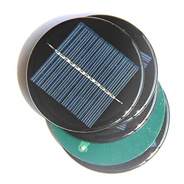 6-pakke 6V 80mm Mini Solcellepaneler - Batterilader