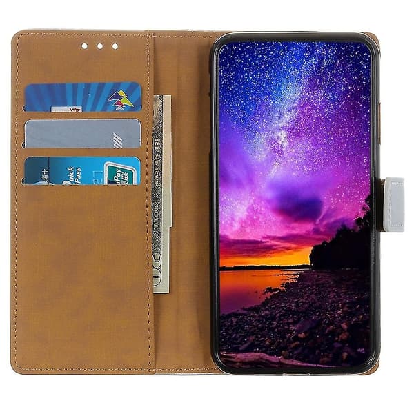 Mobilskal för Samsung Galaxy S23 Ultra, hopfällbart stativ, skyddande plånboksfodral
