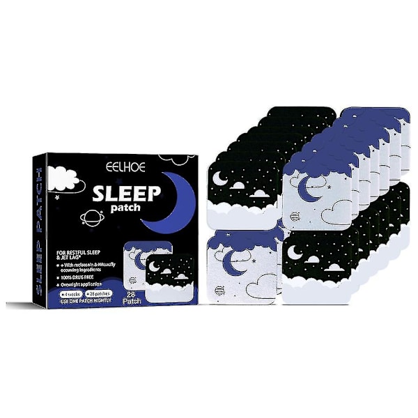 28 stk. Søvnklistermærker Insomnia Behandlingsplaster Søvnplaster