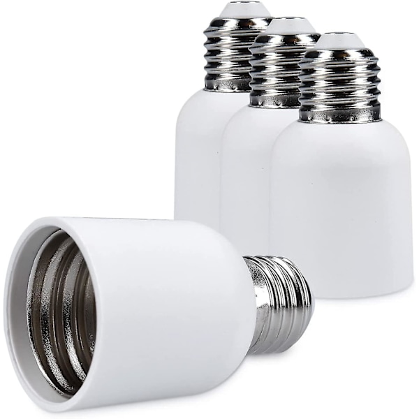 4x Sokkeladapter - E27 til E40 Sokkelkonverter - E40 Base Lampeholder Adapter for Halogen LED Pære