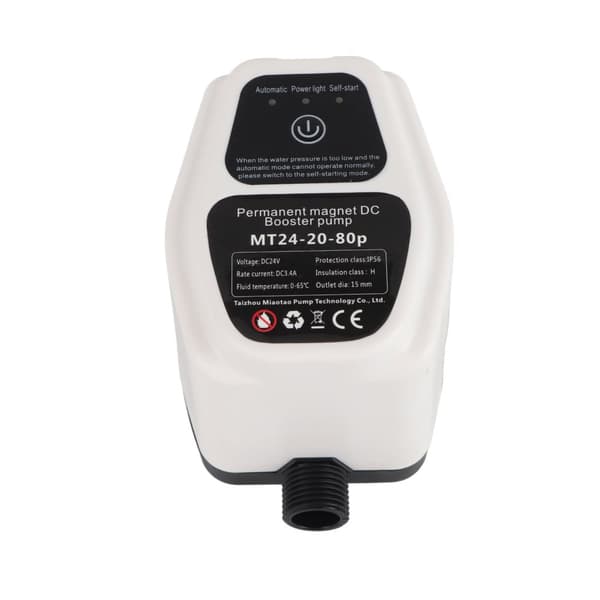 Automatic Water Pressure Booster Pump - Wall-Mounted DC Pump, UK Plug, 100-240V
