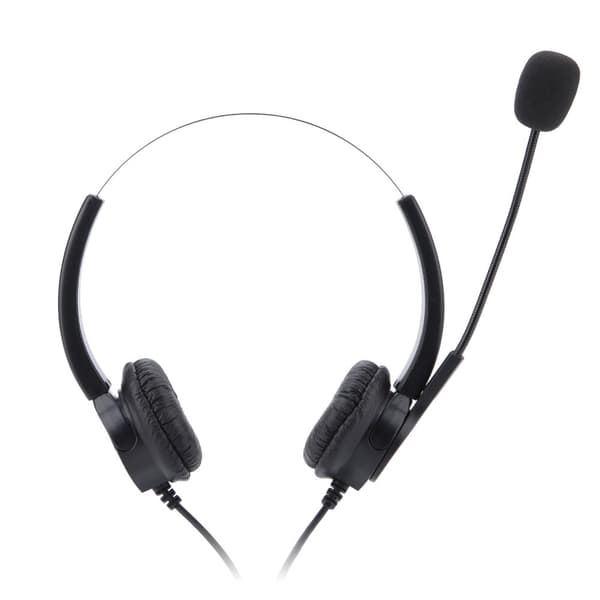 Comfortable Crystal RJ9 Noise Cancelling Call Center Headset