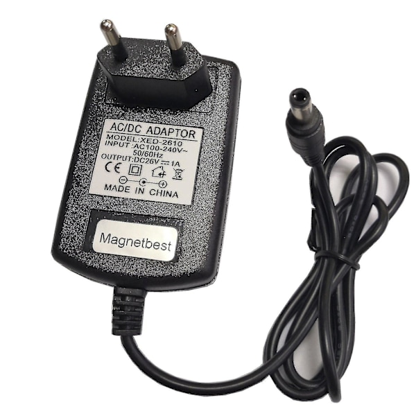 AC 100-240V DC 26V 1A 1000mA 26W Virtalähde Adapteri Yunmai Fascia Gun Hierontalaiteelle