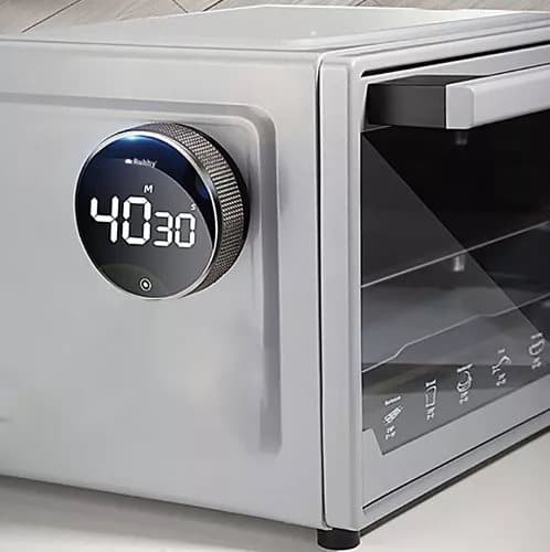 Magnetisk køkkentimer med LCD-display