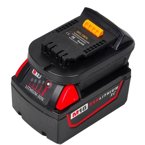 Milwaukee M18 18V Lithium Batteri Konverter Adapter til DeWalt Dcb 18V/20V Lithium-ion Batterier Power Tools