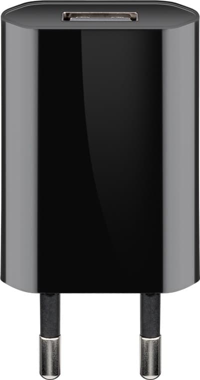 USB-A-lader (5 W) svart