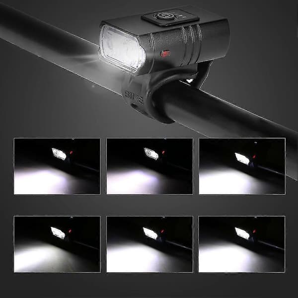 Naiwang Mini Double T6 Pyörän USB-lataus Ulkoilu LED Valo