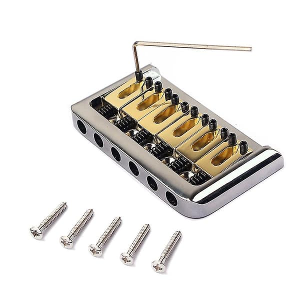6-strängad elektrisk basgitarr Telecaster stall Fender gitarrstall delar gitarrstall Hardtail stall