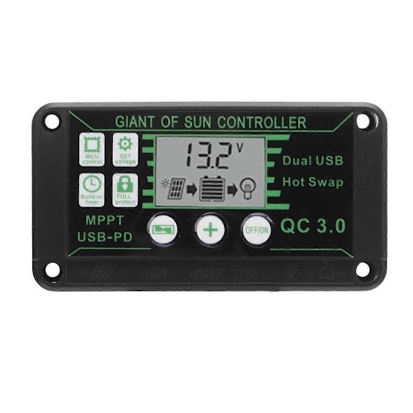 600W Solpanel Kit med 100A Laddningsregulator Solladdning för Utomhus RV Camping Båt Trailer System
