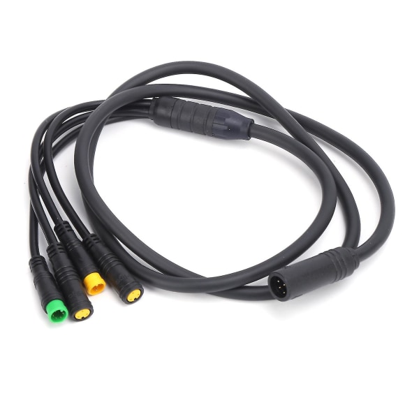 BAFANG BBS01/BBS02 Mid Motor Vattentät Elcykel Kabelstam - 1T4 Växelsensor Förlängningskabel  kui
