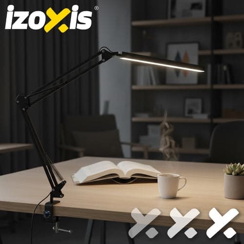 Desk Lamp USB Black with Adjustable Brightness and Drawing Function