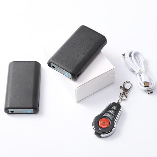 Battery Heated Socks with Remote Control 4000 mAh Black M