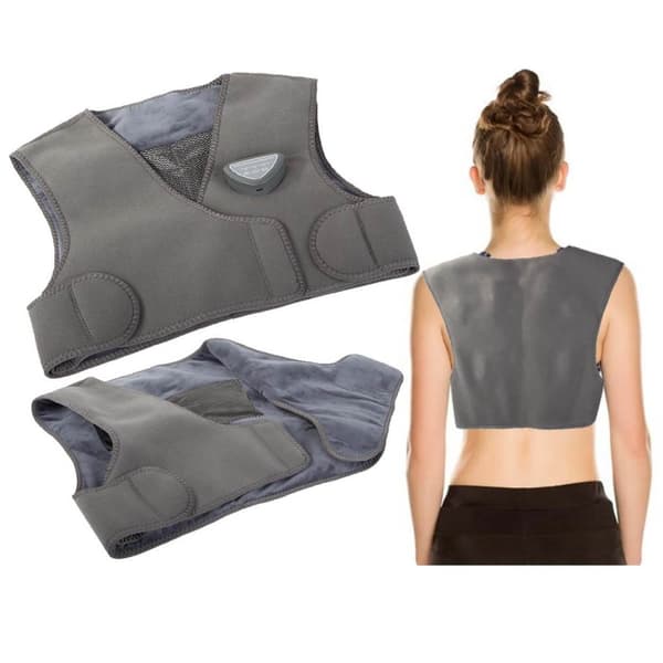 Wireless Massage Vest | Electric Heating Vest with Vibrating Back Massage