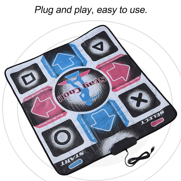 Durable Non-Slip Dance Mat with USB for PC: Improve Your Dance Steps